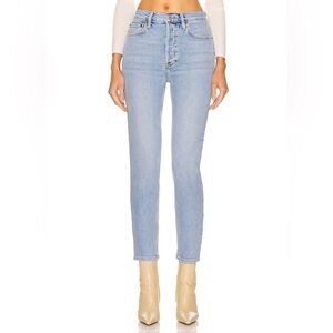 RE/DONE 90S HIGH RISE ANKLE CROP JEAN